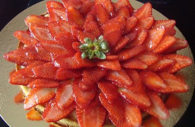 tarte aux fraises!