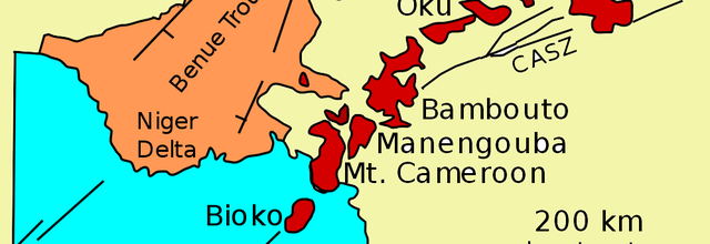 Les volcans d'Afrique de l'ouest - 1. la ligne Cameroun.