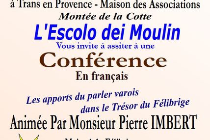 Conférence : L'Ecolo dei Moulin