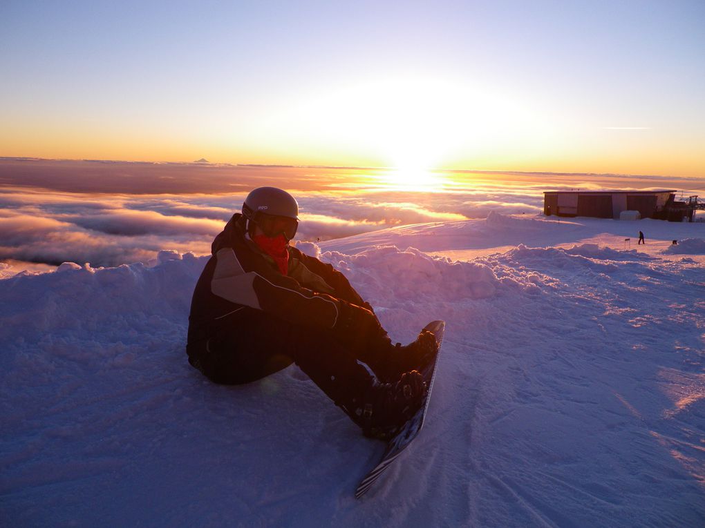 Je travail à la station de ski Turoa jusqu'en octobre. Lorsque je ne travail pas, je suis sur les pistes!!!