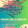 Forum mobilités le mercredi 13/12 - Venez vous exprimer