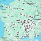 Adhérents ASPERSA 2024 - Google My Maps
