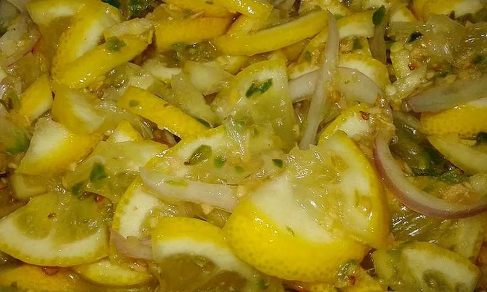 Rougail citron au combava de la Réunion (974)