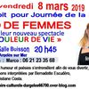Concert journée de la Femme vendre 8 mars 20 h 45 salle Buisson - Argelès sur Mer