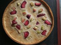 Tarte Fraise Rhubarbe