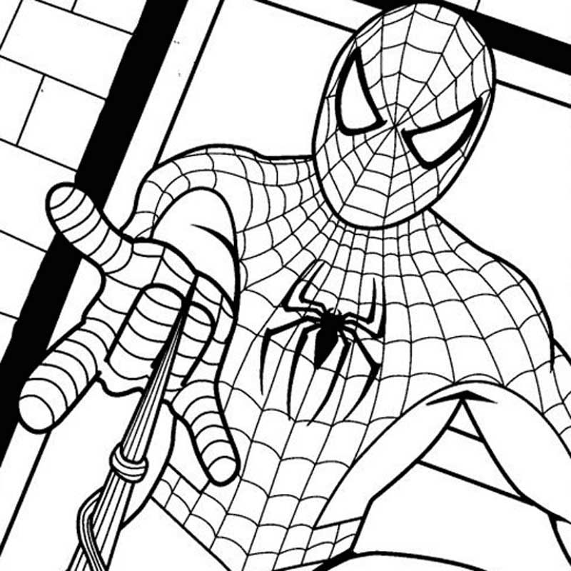 30 coloriages de Marvel : Spider-man #1 [Coloriage][Activité] - Le
