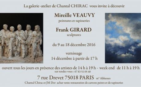 VERNISSAGE  à MONTMARTRE  le 14 décembre