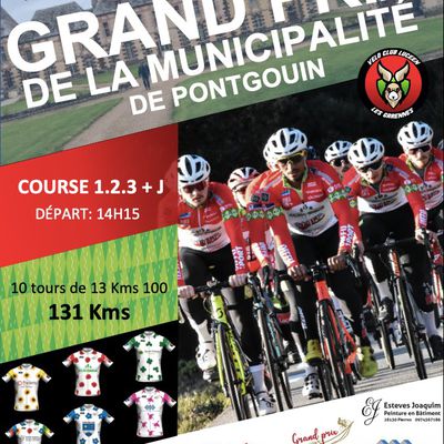 Course de Pontgouin ce samedi 4 septembre en 1, 2, 3, J et PC Open