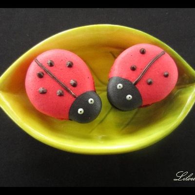 Lilou25 déménage sur canalblog + Macarons "coccinelles" à la fraise