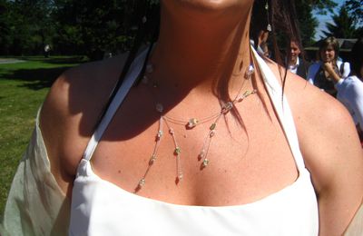 collier crystal et anis