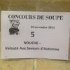 CONCOURS DE SOUPE DU 22/11/14