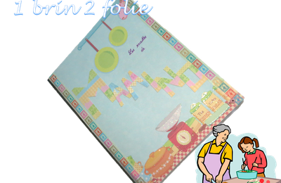 Recyclage créatif; {DIY}/ tutoriel: Transformez un vieux carnet en cahier de recettes personnalisé...