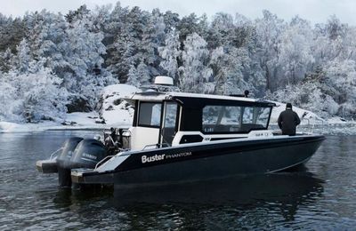 A luxury Cabin Commuter in the Buster Boats's Range