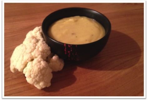 Velouté de chou fleur au curry