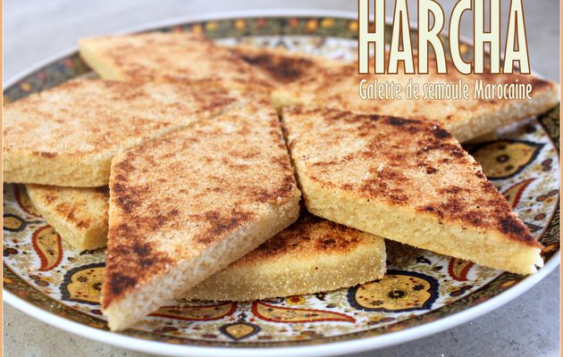 Harcha, galette de semoule Marocaine en video