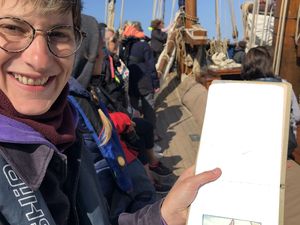 Sur la bisquine de Cancale