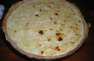 Tarte aux oignons