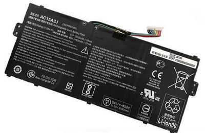 New 39Wh AC15A3J AC15A8J KT.00303.017 battery for ACER Chromebook R11 CB5-132T CB3-131 C738T C735 High Quality