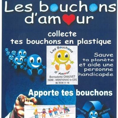 Collecte des bouchons en plastique sur Saint-Séverin