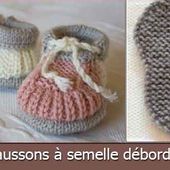 Pdf Chaussons Tricot Crochet Aux Tout Petits Crochet Et Tricot