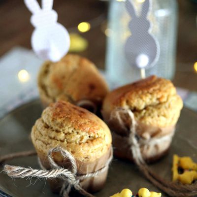 Muffins de Pâques au citron et beurre d'amande 