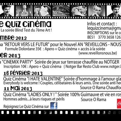 Blind-test "Quiz cinéma", WAOUW!!