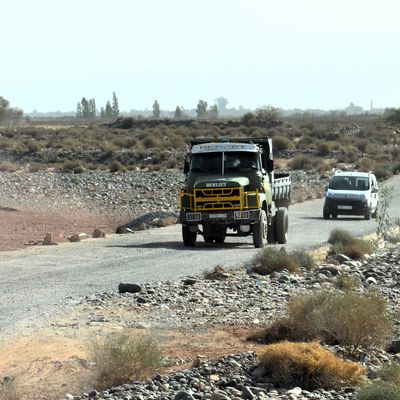 Sur la route de Taliouine (Maroc en camping-car)