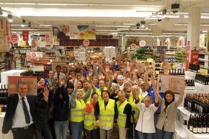 50 ans de Carrefour : soutien d'une association caritative