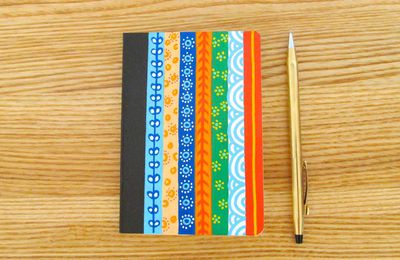 Petit carnet aux motifs japonais