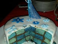 Gâteau Reine des Neiges
