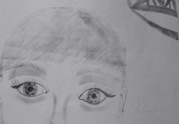 visage femme (dessin)