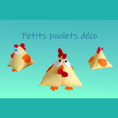 Petits poulets déco