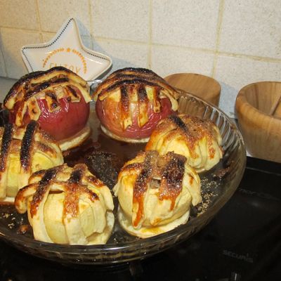 Pommes feuilletées au four