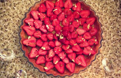 Tarte aux fraises by Pierry Hermé.... Juste trooooooop bon !!!