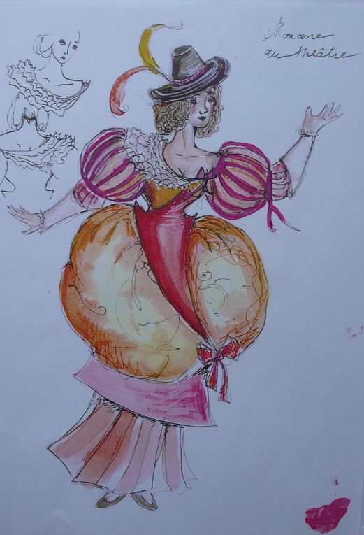 Album - Croquis costumes pour Cyrano