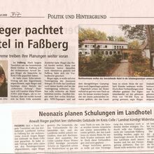 Rieger pachtet Hotel in Faßberg - Neonazis planen Schulungen im Landhotel