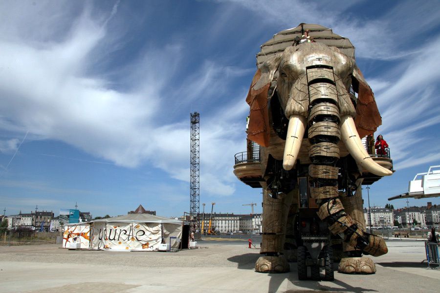 Eléphant de l'Ile de Nantes Royal de Luxe - Photos Thierry Weber Photographe La Baule Guérande