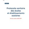 COVID 19: Protocile sanitaire des écoles et des établissements scolaires