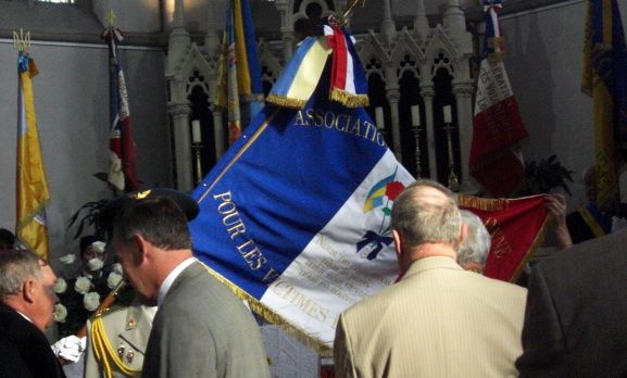 Bénédiction du drapeau franco-ukrainien de l'UFA; commémoration au Ban Saint-Jean