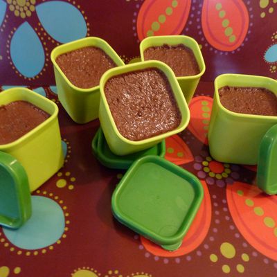 petits flans au chocolat (micro vap' tupperware)