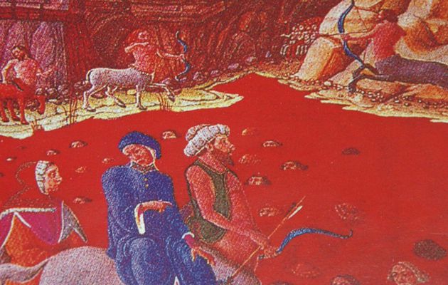 Dante, la Divine Comédie, la traversée du fleuve du sang.
