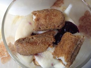 Tiramisu en verrine aux cerises