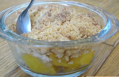 Crumble mangue coco