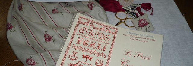 Une nouvelle broderie avec le SAL "Marquoir de Manon"