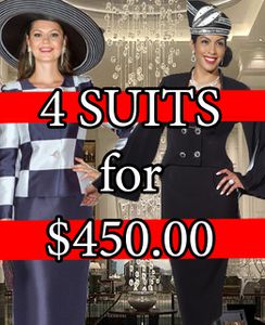 Four Church Suits for 450.00 Womens Church Suits, Donna Vinci, Lily and Taylor, Ben Marc, Church Dresses