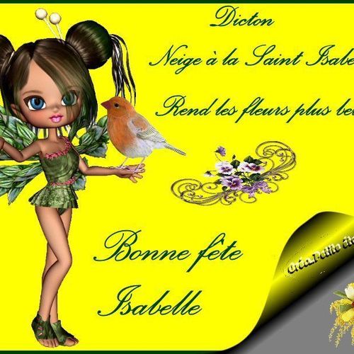 Bonne Fete Isabelle Image Lipli15edprop