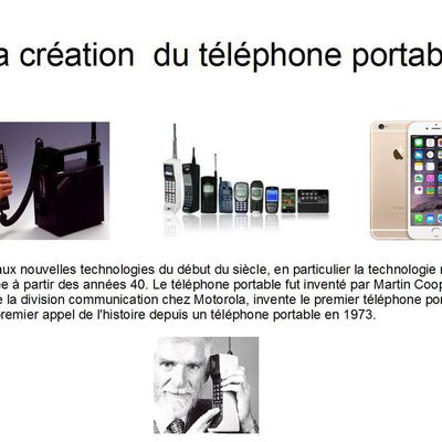 L'histoire des téléphones 