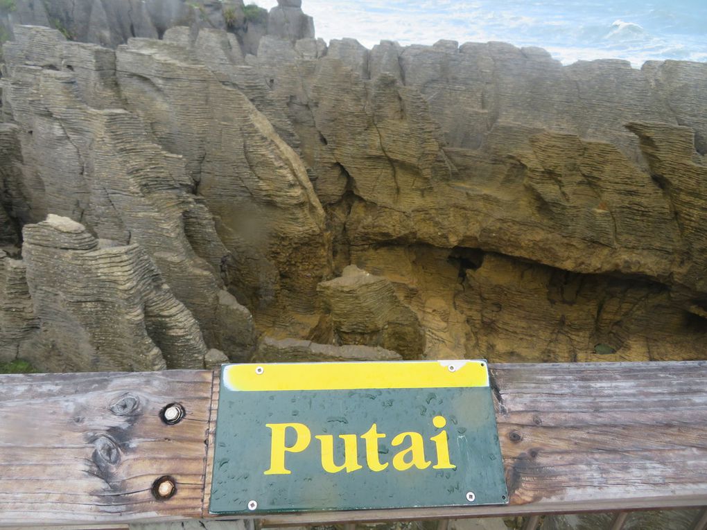 Punaikaki rocks, gorges d'Hotikita