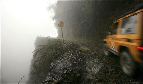 Les routes les plus dangereuses au monde.