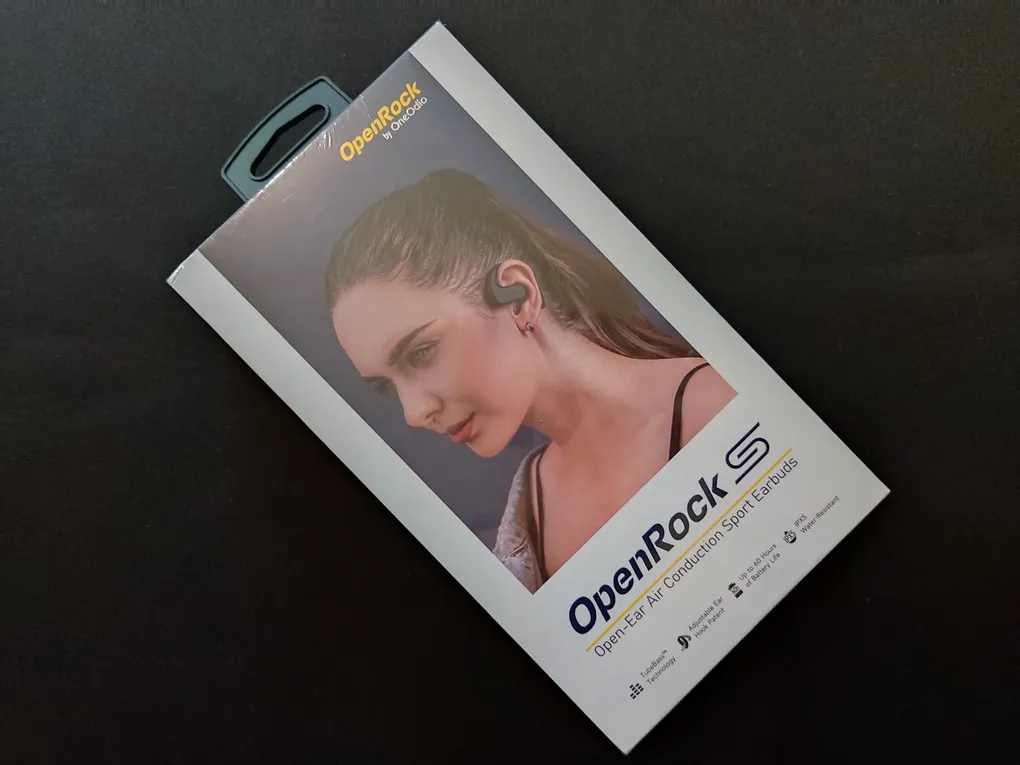 unboxing des écouteurs OpenRock S à technologie Open Ear